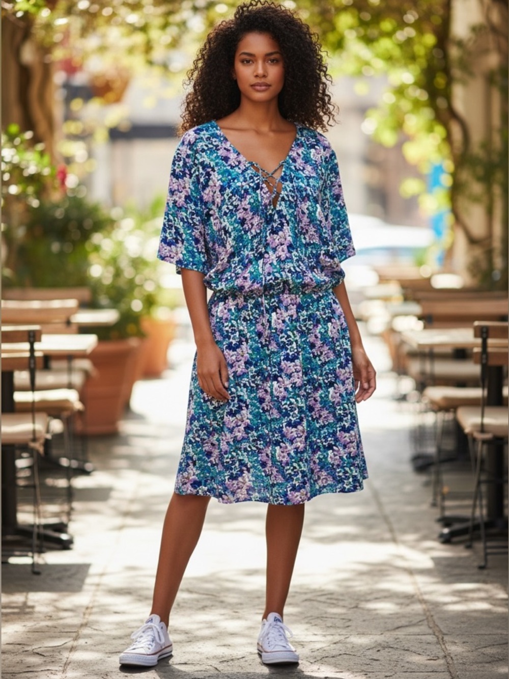 Nordstrom Charles Henry floral dress